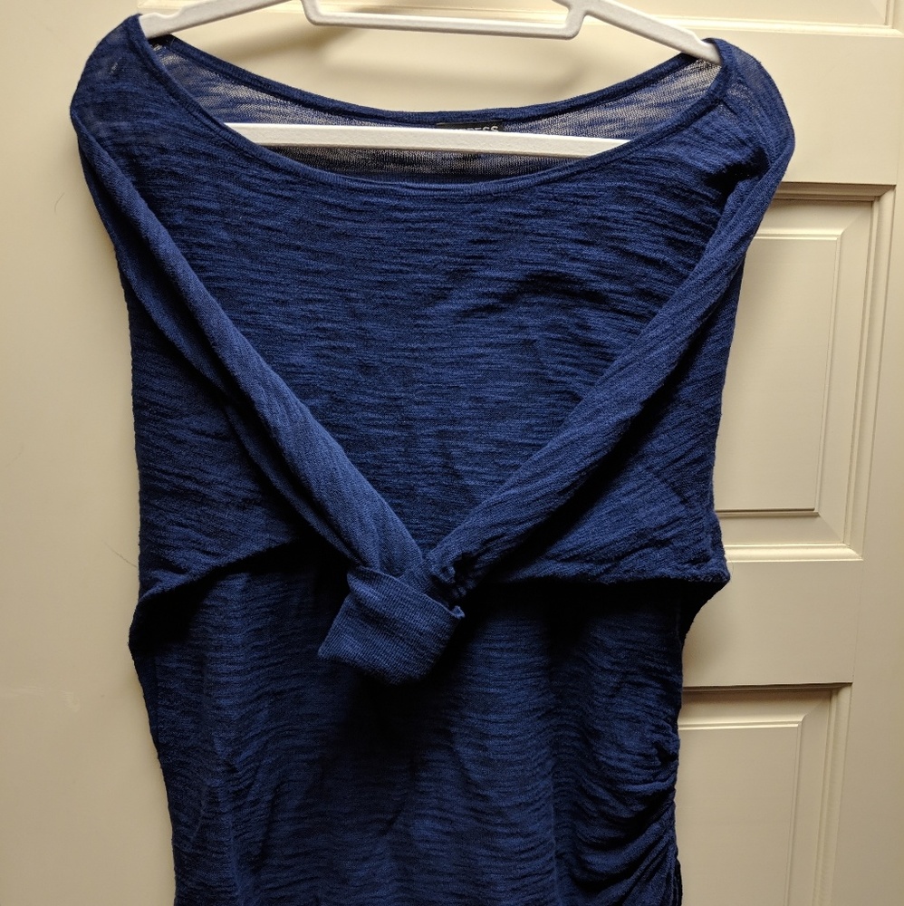 Blue express sweater blouse
